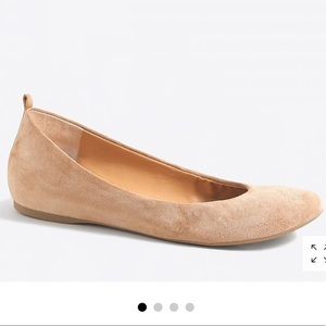 J Crew Anya Suede Ballet Flat